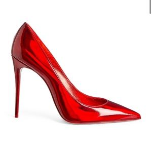 CHRISTIAN LOUBOUTIN • Kate 100 iridescent leather pumps